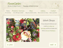 Tablet Screenshot of flowergardeniow.co.uk